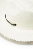 Zebra Frayed Aguacate Hat